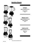 Hamilton Beach HBB909 1/2 hp Commercial Bar Blender with 32 oz ...