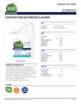 Disinfecting Bathroom Cleaner Disinfecting Bathroom Cleaner