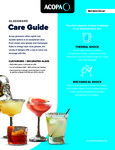 Glassware Care Guide Glassware Care Guide