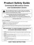 Amana HC1015 1000W Safety Guide Amana HC1015 1000W Safety Guide