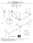 Boss NTT2436 NTT2448 NTT2460 NTT2472 Training Table Assembly Instructions Boss NTT2436 NTT2448 NTT2460 NTT2472 Training Table Assembly Instructions