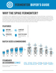 Brochure for Spike Brewing Fermenters Brochure for Spike Brewing Fermenters