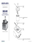 Diagram for Server 86540 Butter Warmer Diagram for Server 86540 Butter Warmer
