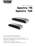 Fellowes Spectra Laminator Manual Fellowes Spectra Laminator Manual