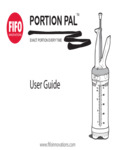 FIFO Portion Pal User Guide FIFO Portion Pal User Guide