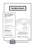 Hamilton Beach 37590 90 Cup (45 Cup Raw) Rice Cooker - 240V