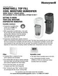 Honeywell Top Fill Manual Honeywell Top Fill Manual