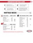 Simpson 70061 Portable 3 HP Inverter / Generator with Recoil Start Infographic Simpson 70061 Portable 3 HP Inverter / Generator with Recoil Start Infographic