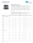 Scrubble by ACS Sandscreen Info Sheet Scrubble by ACS Sandscreen Info Sheet