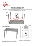 Instructions for BFM Seating SUD3248SGU Daytona Dining Table with Umbrella Hole Instructions for BFM Seating SUD3248SGU Daytona Dining Table with Umbrella Hole