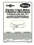 Krampouz Hatco Crepe Makers Manual Krampouz Hatco Crepe Makers Manual