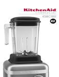 KitchenAid KSBC1B0CU Contour Silver 3.5 hp 60 oz. 3 Speed Blender - 120V