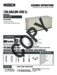 Lifetime 60040 Desert Sand 130 Gallon Outdoor Storage Box Manual Lifetime 60040 Desert Sand 130 Gallon Outdoor Storage Box Manual