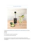 Cucumber Mint Water Cucumber Mint Water