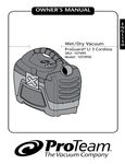ProTeam ProGuard LI 3 Cordless Vacuum Manual ProTeam ProGuard LI 3 Cordless Vacuum Manual