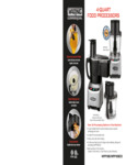 Waring WFP food processor and parts manual Waring WFP food processor and parts manual