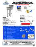 Advance Tabco FC-FM-2721EF Specsheet Advance Tabco FC-FM-2721EF Specsheet