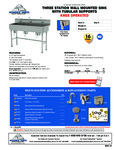 Advance Tabco FC-FM-60KV Specsheet Advance Tabco FC-FM-60KV Specsheet
