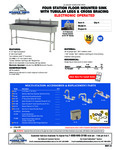 Advance Tabco FC-FM-80EF Specsheet Advance Tabco FC-FM-80EF Specsheet
