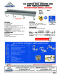 Advance Tabco FC-WM-120, FC-WM-120-F Specsheet Advance Tabco FC-WM-120, FC-WM-120-F Specsheet