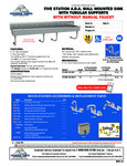 Advance Tabco FS-WM-100-ADA, FS-WM-100-ADA-F Specsheet Advance Tabco FS-WM-100-ADA, FS-WM-100-ADA-F Specsheet