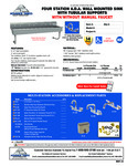 Advance Tabco FS-WM-80-ADA, FS-WM-80-ADA-F Specsheet Advance Tabco FS-WM-80-ADA, FS-WM-80-ADA-F Specsheet