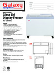 177ICFC9HC Galaxy Freezer Specsheet 177ICFC9HC Galaxy Freezer Specsheet