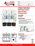 Avantco RDM Series Specsheet Avantco RDM Series Specsheet