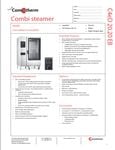 Convotherm 20.20 ED EB Spec Sheet Convotherm 20.20 ED EB Spec Sheet