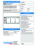 Continental BB79NSSGDPT Spec Sheet Continental BB79NSSGDPT Spec Sheet