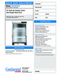 Continental BB24NSSGD Spec Sheet Continental BB24NSSGD Spec Sheet