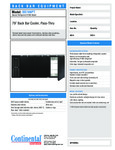 Continental BB79NPT Spec Sheet Continental BB79NPT Spec Sheet