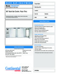 Continental BB90NSSPT Spec Sheet Continental BB90NSSPT Spec Sheet