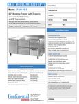 Spec Sheet Spec Sheet