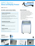 360DFC6HCL Avantco DFC Series Glass Lid Display Freezer Specsheet 360DFC6HCL Avantco DFC Series Glass Lid Display Freezer Specsheet