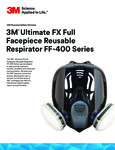 3M FF-402 Ultimate FX Full Facepiece Reusable Respirator with Cool Flow ...