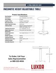 Spec Sheet Spec Sheet