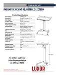 Spec Sheet Spec Sheet
