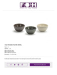 Front of The House DBO141DGP23 Kiln? 7 oz. Sage Round Porcelain Bowl - 12/Case Front of The House DBO141DGP23 Kiln? 7 oz. Sage Round Porcelain Bowl - 12/Case