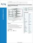 Avantco Refrigeration RTW-120L-5 WHITE Specsheet Avantco Refrigeration RTW-120L-5 WHITE Specsheet
