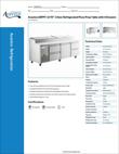 Avantco Refrigeration SSPPT3 2 DRAWERS LEFT/RIGHT Specsheet Avantco Refrigeration SSPPT3 2 DRAWERS LEFT/RIGHT Specsheet