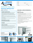 Avantco Refrigeration SSWD260RC Worktop Refrigerator Specsheet Avantco Refrigeration SSWD260RC Worktop Refrigerator Specsheet