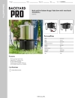Backyard Pro 554BPHP17 Specsheet Backyard Pro 554BPHP17 Specsheet