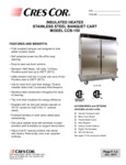 Banquet Cart Specsheet Banquet Cart Specsheet