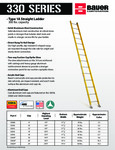 Bauer 85233014 330 Series Ladders SS Bauer 85233014 330 Series Ladders SS