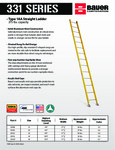 Bauer 85233116 331 Series Ladders SS Bauer 85233116 331 Series Ladders SS