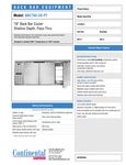BBC79SPTS Specsheet BBC79SPTS Specsheet