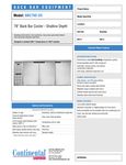 BBC79SSS Specsheet BBC79SSS Specsheet