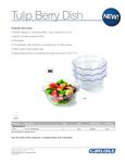 Yanco Dessert Dish Plastic DESSERT DISH CLEAR 6 OZ - 96 per case