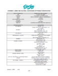 Specification Sheet Specification Sheet